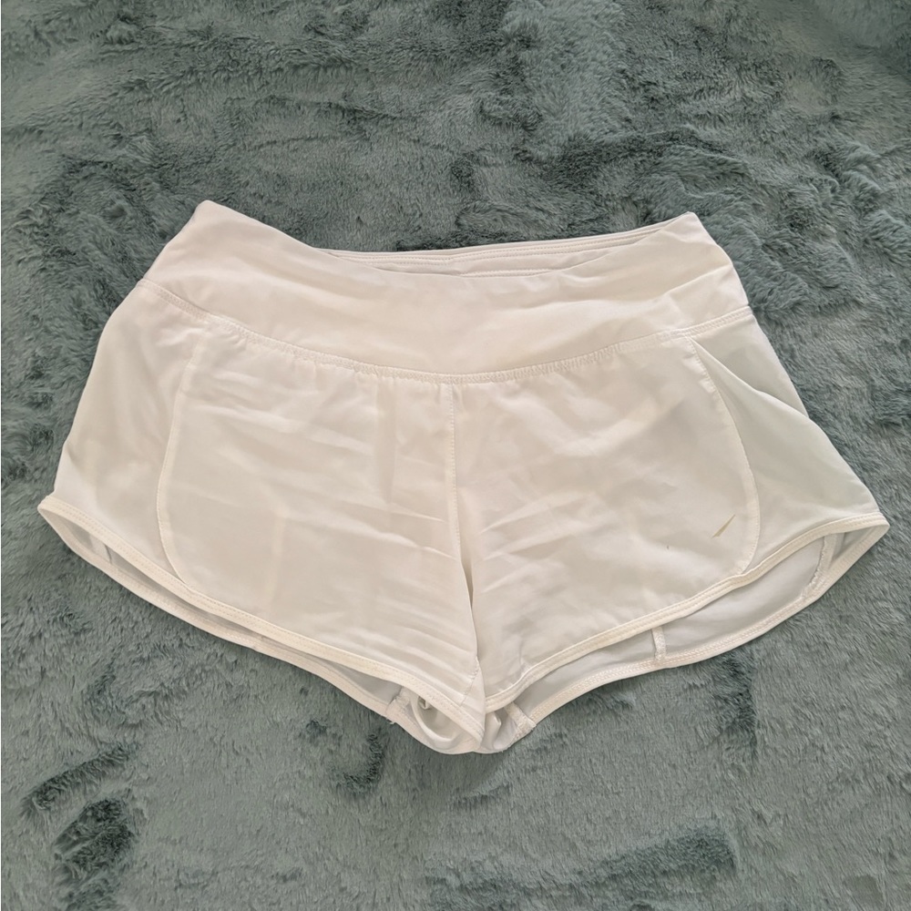 White Nike running Shorts!